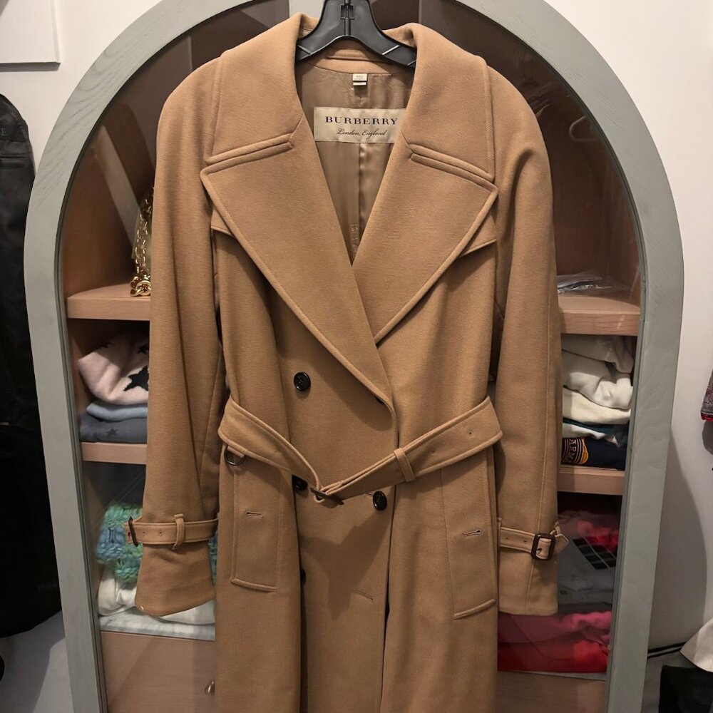 Burberry Wool Trench Coat M